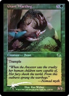 Giant Warthog - Foil